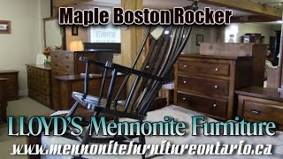 Maple Boston Rocker