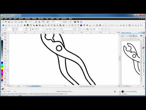 how to convert bitmap to vector in coreldraw x5
