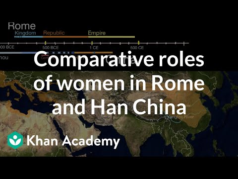 comparative roles of women in rome and han china video khan academy han china and roman empire venn diagram