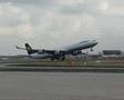Take-off of Airbus A340-600 D-AIHK in Frankfurt runway 25R 3