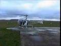 Olga's first Bell 47 lesson
