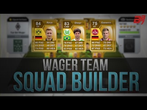 FIFA 13 Ultimate Team Squad Builder | THE BEST WAGER TEAM (My Ultimate Team)