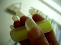 Holding Tiny Yellow Highlight Pen Holding Tiny Yellow Highlight Pen