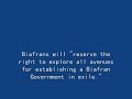 A message from Biafra Foundation - April 17 2004