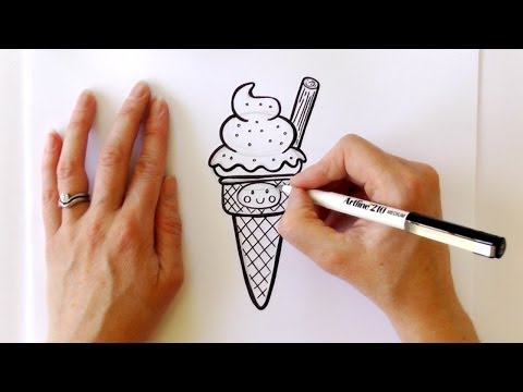 how to draw ice