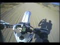 Wheelie in the Desert from Helmet Camera