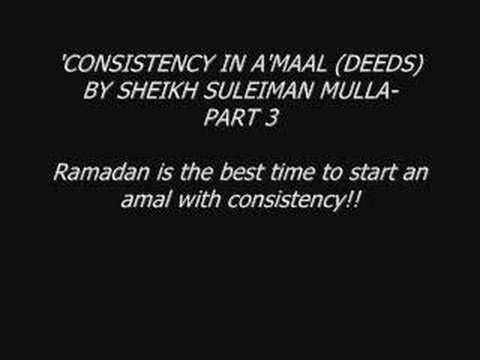 Suleiman Mulla- POWERFUL lect on ...