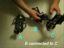 This video clip shows three mechanical mock-ups of a self reconfigurable modules and how they can all connect to each other via their connecting plates.http://www.selfreconfigurable.comDesmond Innovation, LLC
