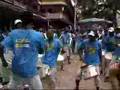 Suriname Optreden Drumband voor het Krasnapolsky Hotel