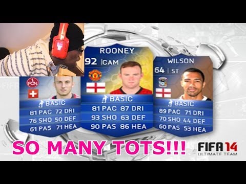 SO MANY TOTS IN 1 PACK OPENING!!! - FIFA 14