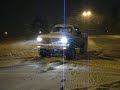 Donuts in the snow with my Chevy