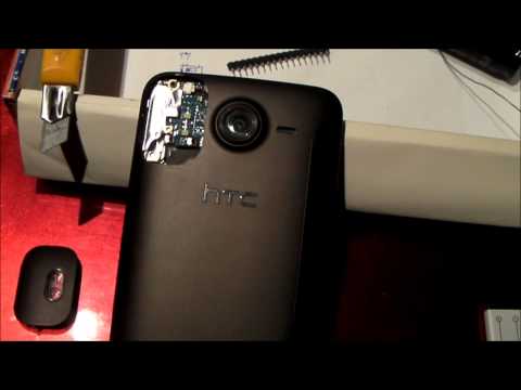 how to remove the back of a htc desire c