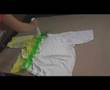 Tie-dye scrunch t-shirt using fabric spray paint