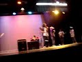 this is the BAND! idk the first song cuz i didn't perform in it! but props to them rite??? ahahhahahthe second song was BEVERLY HILLSand it was the awesome finale ever!enjoy * i can't say everyone thats in it but there was ZAC, DAKOTA, WILLIAM, JERIC, DAKOTA & ZAC's SISTER, and much much much morep.s Dakota is the puffy haired onelolohhhh and trust me you'll know who's who!ahhahahhahahthere was sum facutly Diana kept movie the camera lol sry about that!=]]] * i was the one in the red skinny jeans =]]]*