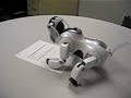 Aibo Desktop Manipulation - Aibo OCR (3rd person)