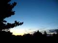 4:45am sunrise over Ananda Ashram