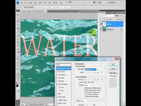 Adobe Photoshop Tutorials - Create Text Effects