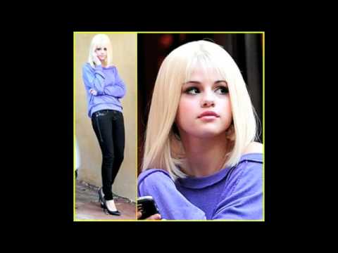 Selena Gomez steps out in a platinum blonde wig at the Pepsi Holiday House 