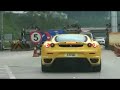 Chasing a Ferrari F430 and Lamborghini Murcielago in the MB E63 AMG