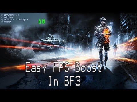 Battlefield 3 FPS boost (from 25 FPS to 70FPS) (+High Ping FIX) *PC*
