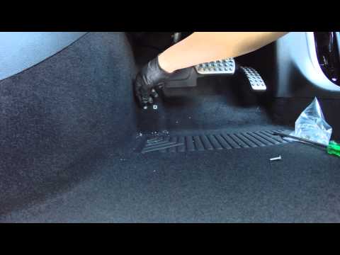 How to install Mercedes Benz A Class W176 OEM Stainless Steel Footrest
