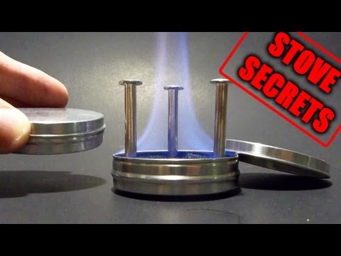stove - Stove Secrets (E5) - How to make an ultra compact, portable, and highly efficient alcohol stove that easily fits in your pocket, and even features a built-in...