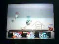Diddy kong throu the barrel and it bounced off the plant and hit bowser in midair! cool