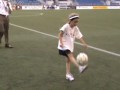 U9 GIRL JUGGLING SOCCER BALL SEATTLE SOUNDERS HALFTIME SHOW
