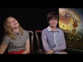 Starring in Martin Scorsese's HUGO - Chloë Moretz & Asa Butterfield talk to Paul Byrne for www.Movies.ie