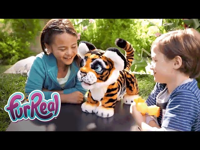 FurReal friends Tyler, the Playful Tiger, Orange (cash only) in Toys & Games in Kitchener / Waterloo