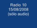 Radio 10 - 15/08/2008
