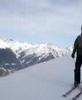 Parsenn - Skiing down to Schiffer with Andries