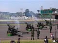 105mm　canon fire at asaka