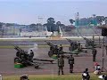 105mm　canon fire at asaka
