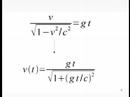 Uniform acceleration in relativy, #2/3