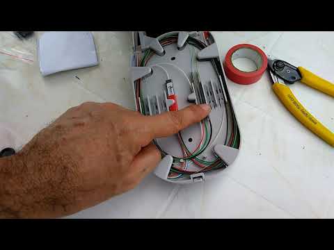 Acomodação de Caixa de emenda.