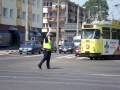 Drogówka ćwiczy... w centrum Gorzowa Drogówka ćwiczy... w centrum Gorzowa