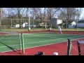 2009-01-04 | Winter Tennis Practice ~> Well I starting messing around with my new editing softwear and the result was me playing tennis. It was really cold that ...  (02:53)