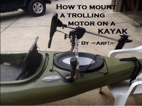 Mount a trolling motor on a KAYAK