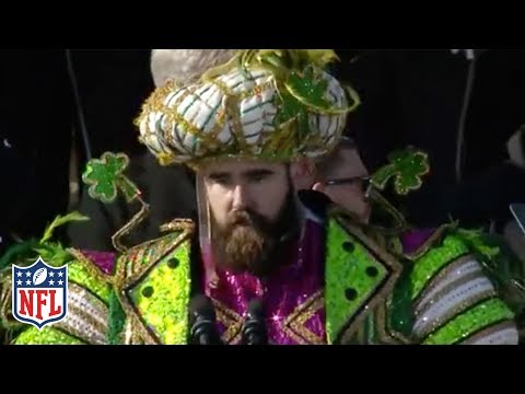 Video: Jason Kelce's EPIC Rant at the Eagles Super Bowl Parade: 