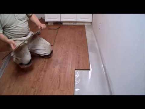 how to attach underlayment for laminate floor