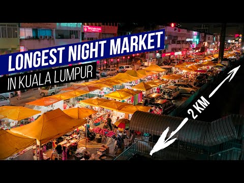 PASAR MALAM at TAMAN CONNAUGHT Kuala Lumpur | Malaysian Street Food