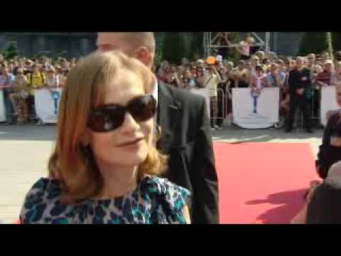 Boriboj - Isabelle Huppert discusses taking one of the leads in Villa Amalia and receiving a lifetime achievement award at the Czech Republics Karlovy Vary IFF, July 2...