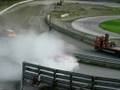 Rallycross nm i vikedal 08 - burning / donuts / smultring
