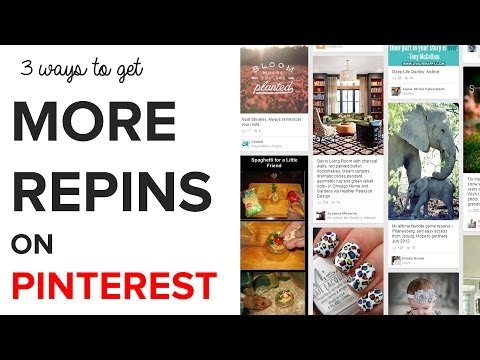 how to get repins on pinterest