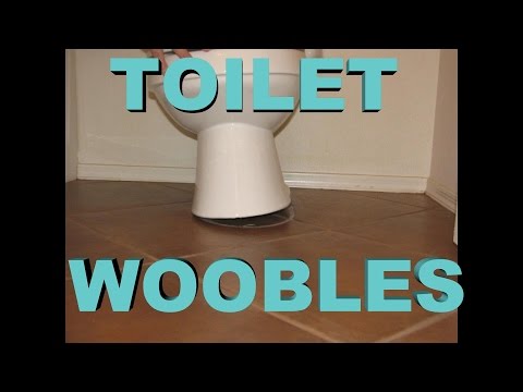 how to fasten toilet to floor