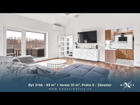 Video Prodej bytu 3+kk - 83 m² + terasa 10 m² a parkovací stání, K Radotínu, Praha 5 - Zbraslav