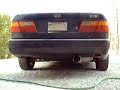 Exhaust note from my 1993 Infiniti G20. Taken with a cheap camera, so the sound sucks!