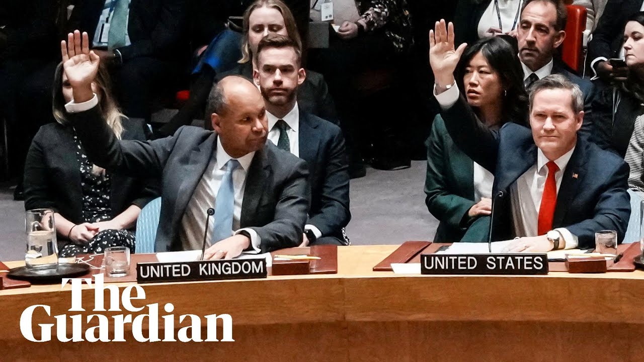 UN security council endorses Trump's Gaza plan