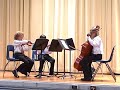 Finn, Wilder, Obin and Taylor play Quartettino by J.F. Mazas